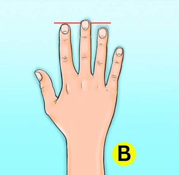 ring fingers personality test