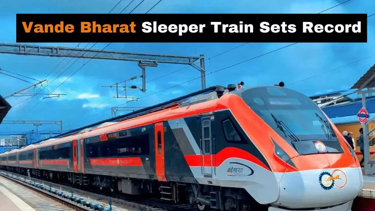 Union Railway Minister Ashwini Vaishnaw posted a video on Friday showing the train reaching a maximum speed of 180 km/h.