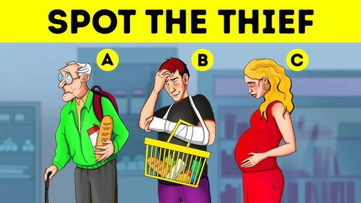 Spot who is the thief?