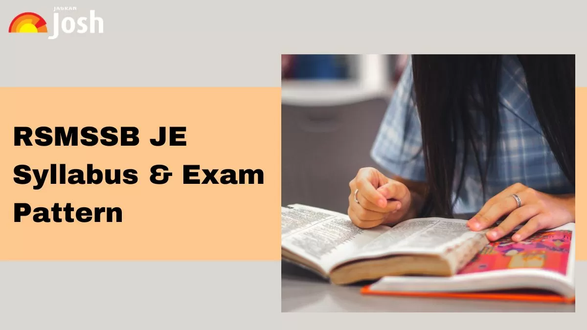 RSMSSB JE Syllabus 2025, Download Rajasthan Junior Engineer Syllabus PDF