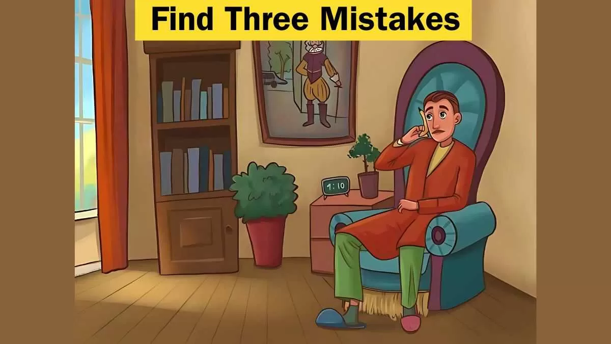 Find three mistakes