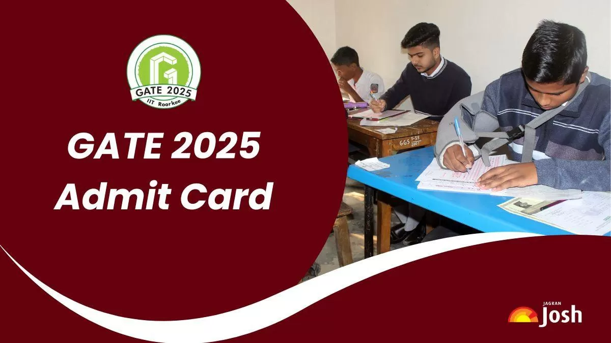 GATE 2025 Admit Card: गेट एडमिट कार्ड डाउनलोड लिंक gate2025.iitr.ac.in पर कल, ऐसे डाउनलोड करें हॉल टिकट