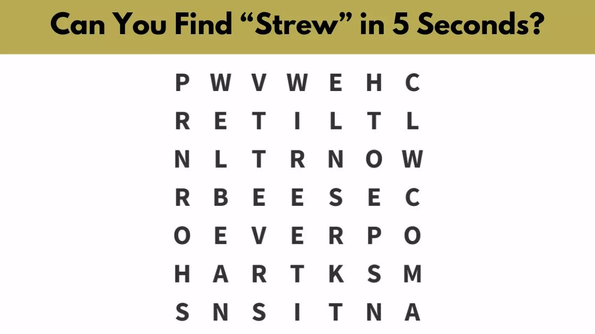 Find "Strew"