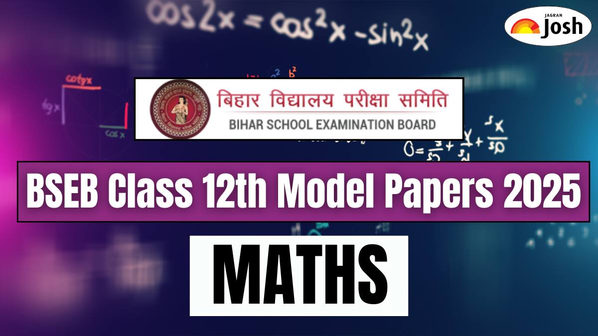 Bihar Board Class 12th Mathematics Model Paper 2025: Download Sample Paper PDF