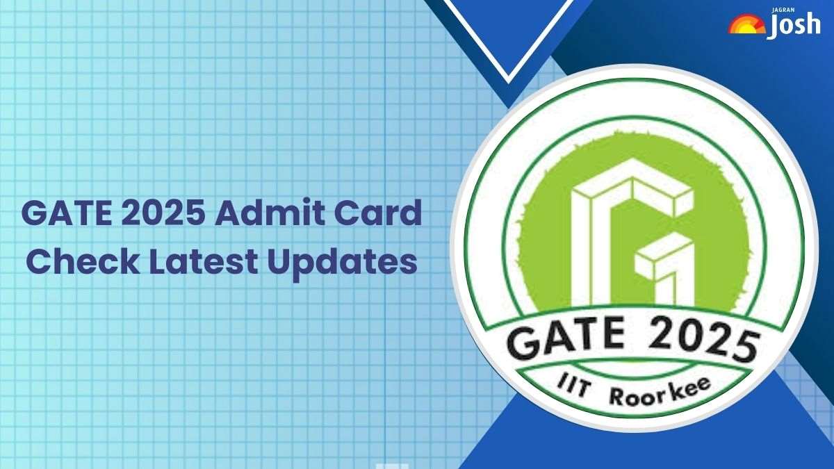 GATE 2025 Admit Card Live Updates Download Exam Hall Ticket at