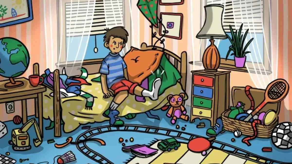 Can You Find the Hidden Shoe in This Messy Room?