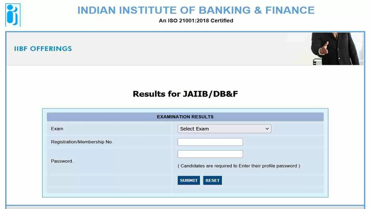 Get all details about JAIIB Result 2024