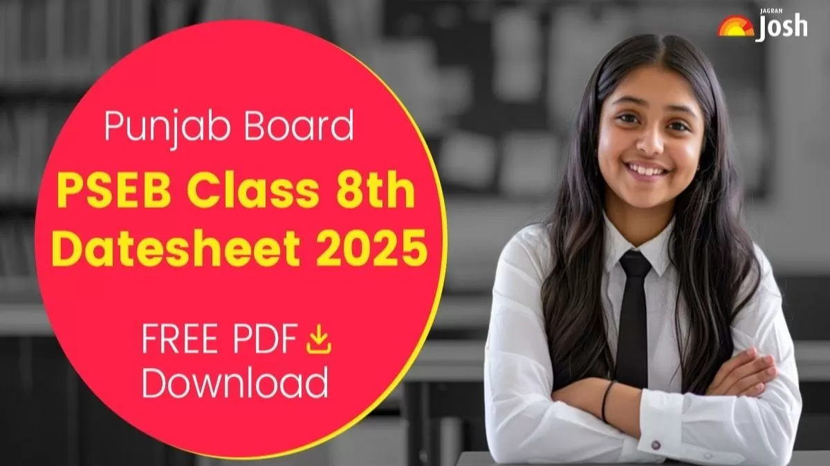 PSEB 8th Date Sheet 2025