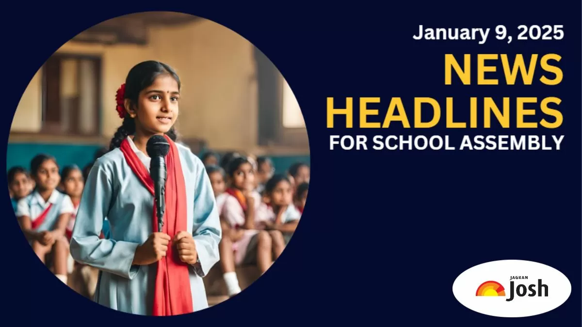 Get here today’s and tomorrow's news headlines in English for School Assembly.