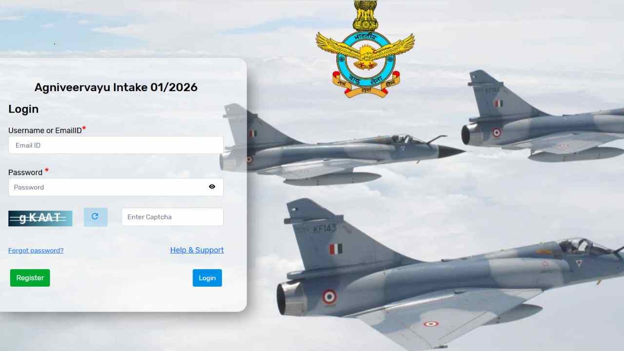 Airforce Agniveer Online Form 2025: एयरफोर्स अग्निवीर वायु के लिए आवेदन शुरू, यहाँ से करें Apply 