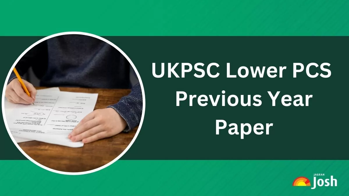 UKPSC Lower Subordinate Previous Year Paper: PDF Download