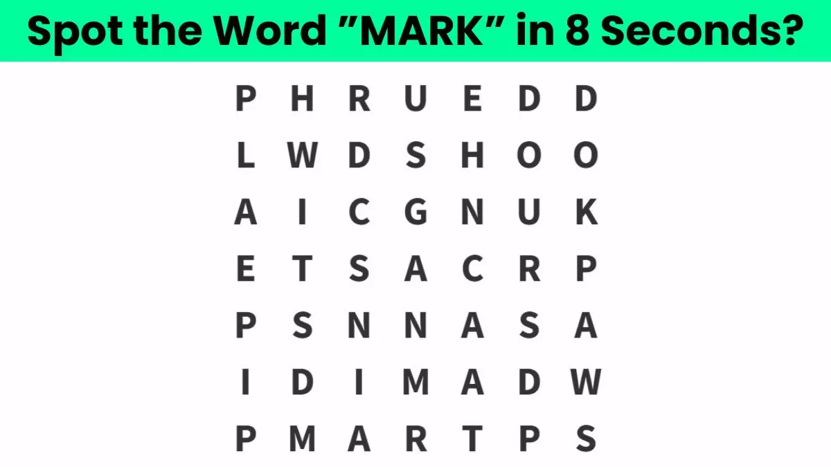 Find the word mark