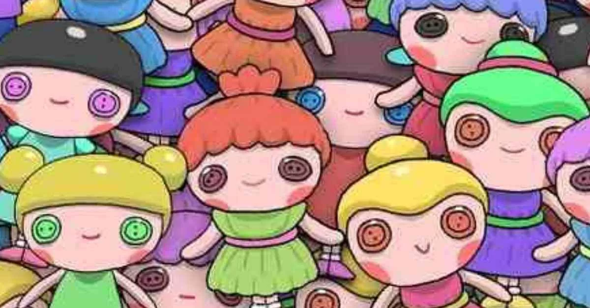 Find the Hidden Doll Without Button Eyes