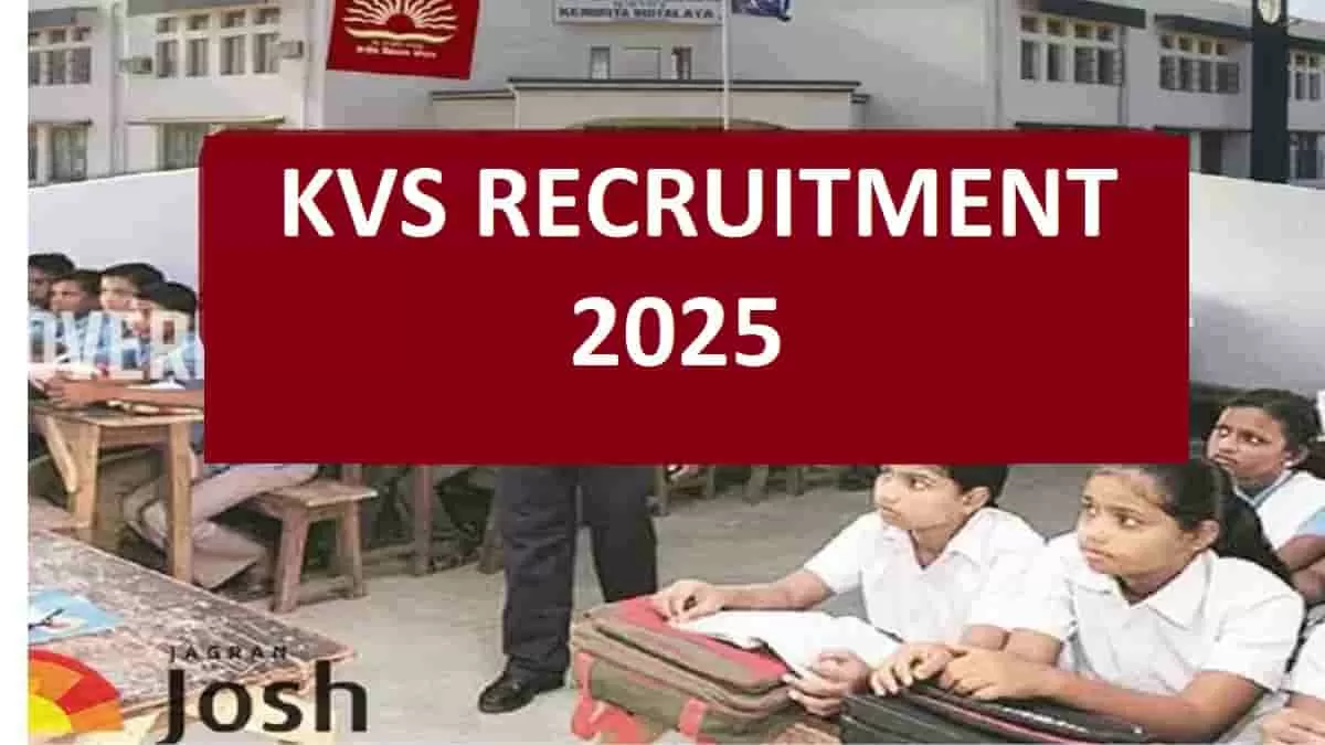 KVS Recruitment Notification 2025: Check PGT, TGT, PRT Vacancies