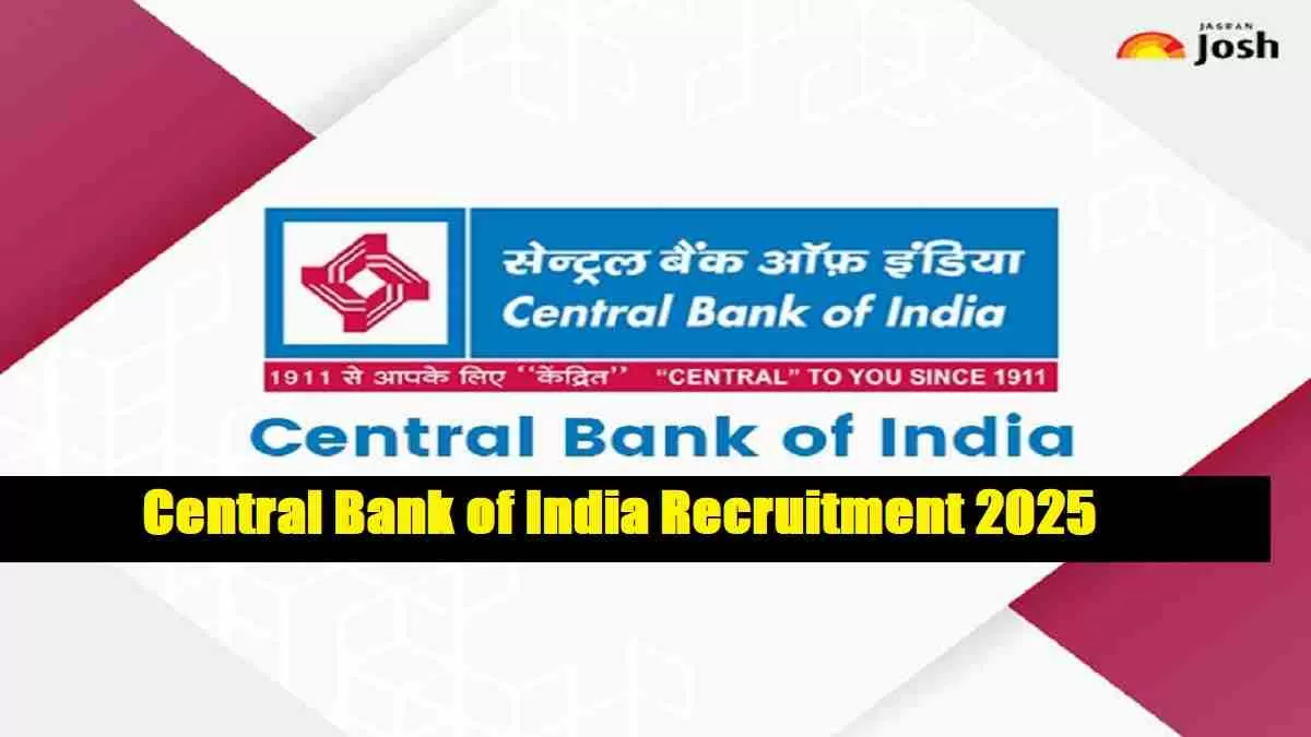 Central Bank of India Recruitment 2025