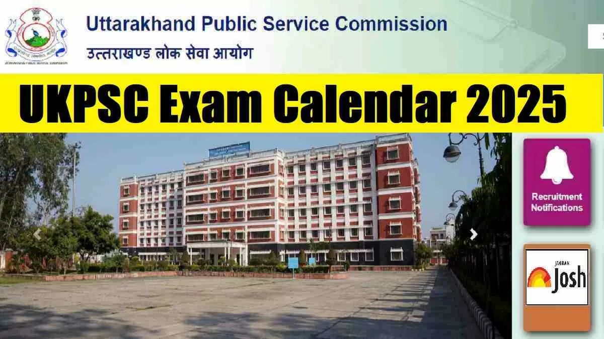 UKPSC Exam Calendar 2025 Released 