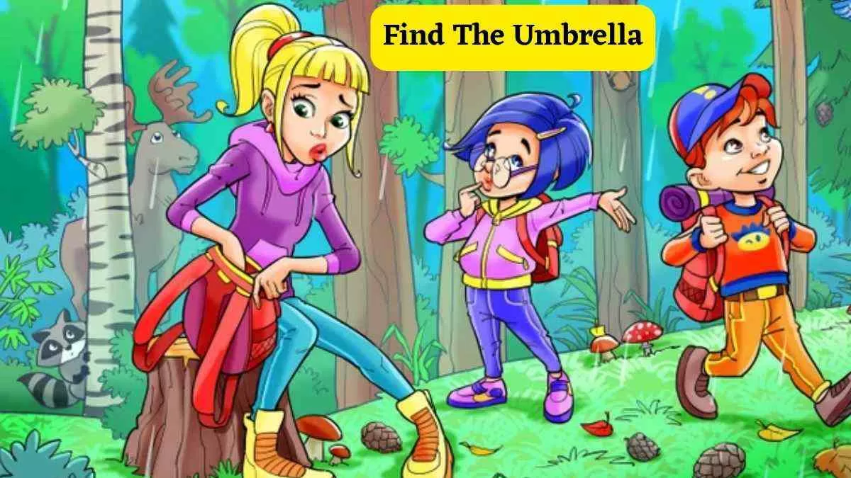 If You Possess Sharp Eye Vision, Then Find The Hidden Umbrella in The Jungle In Just 7 Seconds!