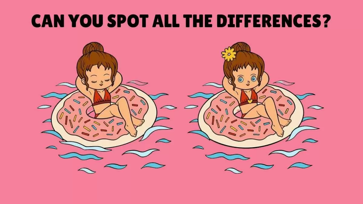 Spot 5 differences in 21 seconds
