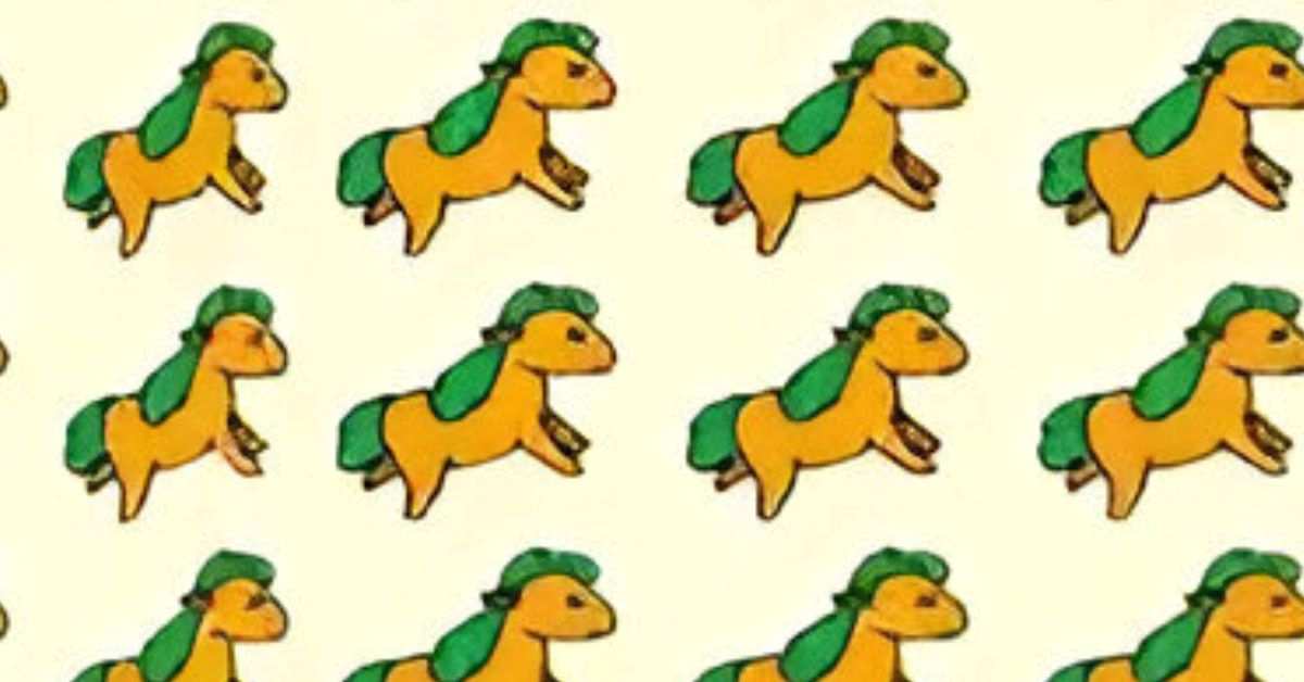 Only a Visually Perfect Champion Can Detect the One Odd Horse Among Dozens Can You Prove Your Puzzle Skills?