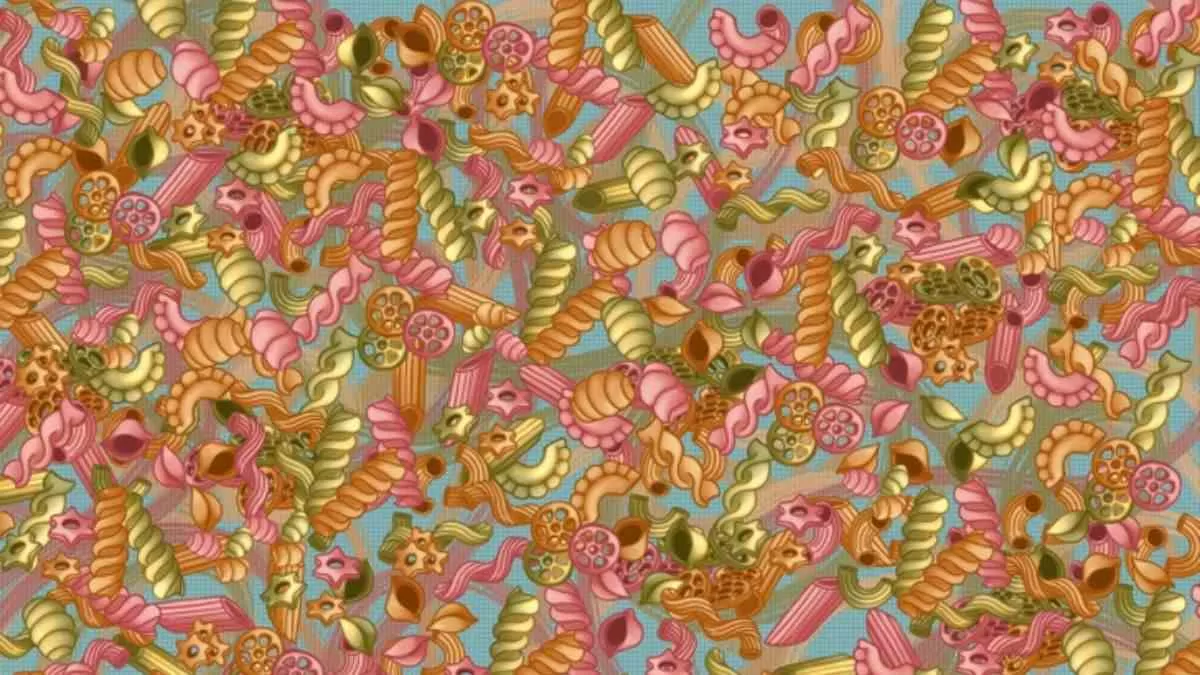 Spot a bow-tie pasta.