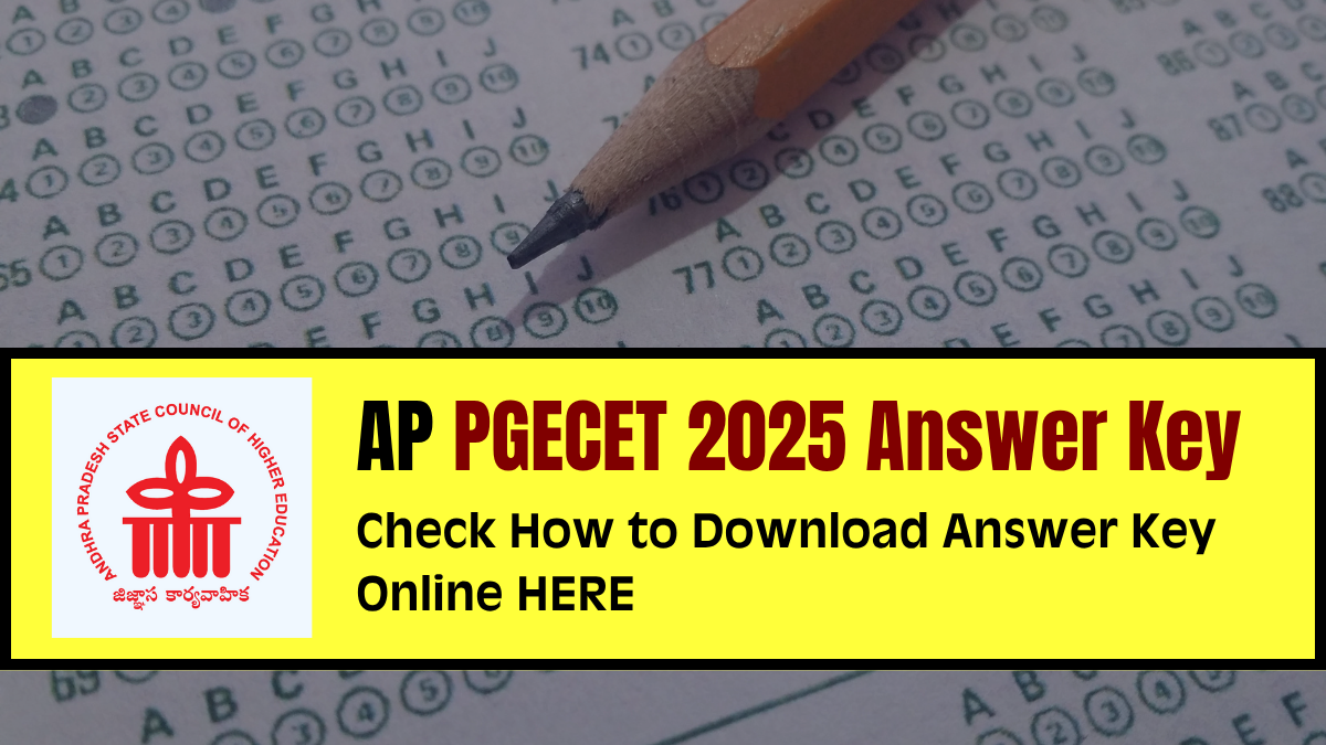 AP PGECET 2025 answer key releasing today, check here.
