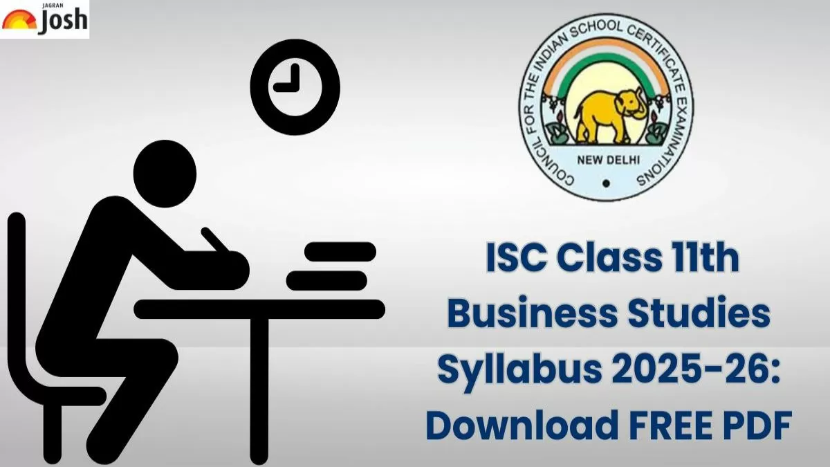 ISC Class 11th Business Studies Syllabus 2025-26