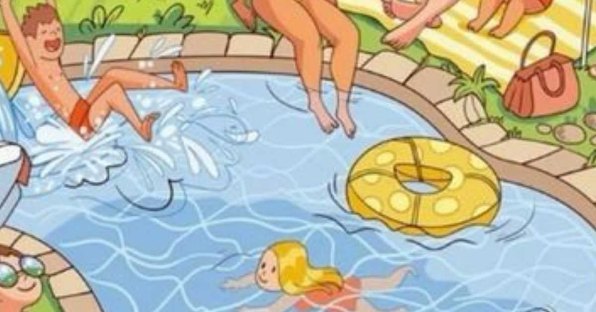 Only the Most Observant Puzzle Lovers Can Spot the Hidden Anchor in This Tricky Poolside Picture—Are You One of Them?