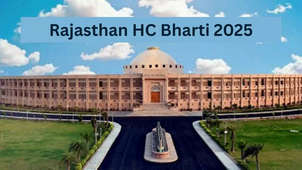 Rajasthan HC Bharti 2025
