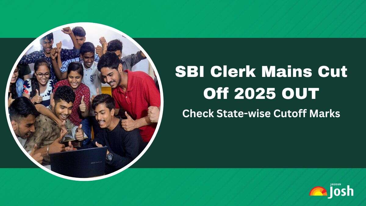 SBI Clerk Mains Cut Off 2025 Out: Check State wise and Category wise Marks, Download Official PDF