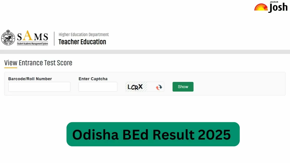 Odisha BEd Result 2025 