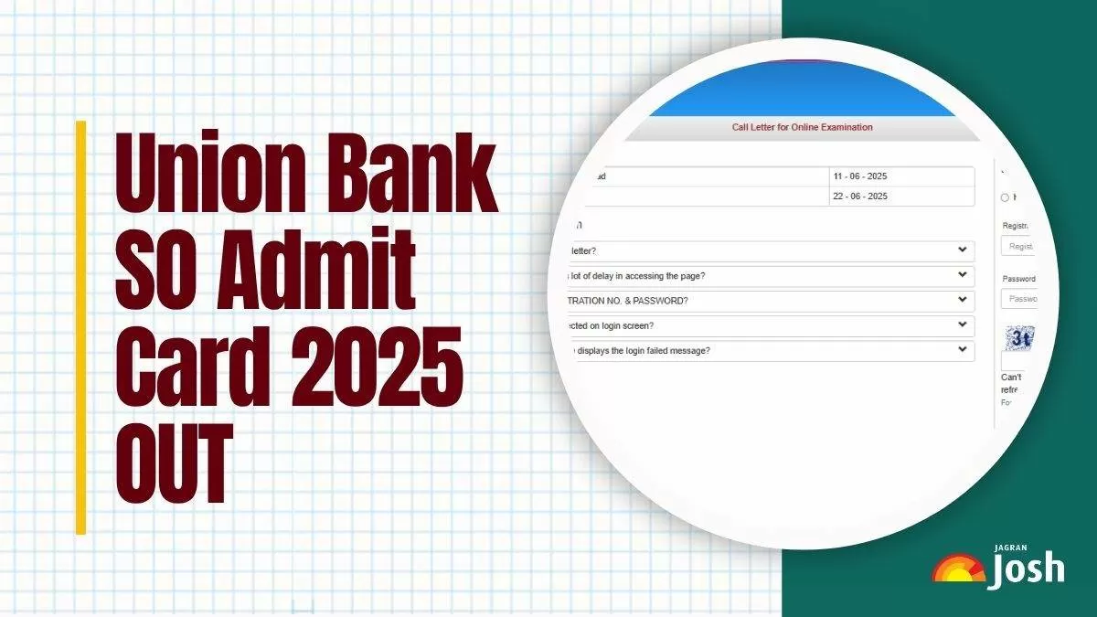 Union Bank SO Admit Card 2025 OUT