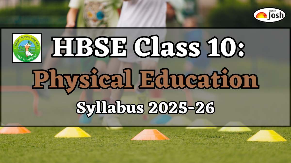 Haryana Board HBSE Class 10th Physical Education Syllabus 2025-2026, Download PDFs Here