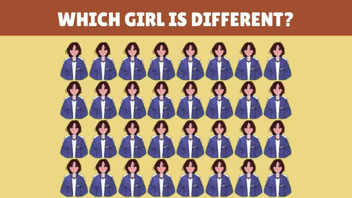Which girl is different?