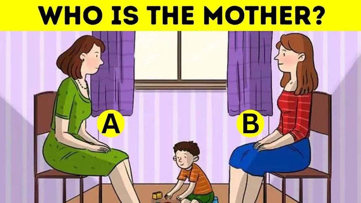 Only 2% Highly Vigilant Spot Who Is The Mother In This Brain Teaser Picture In 5 Seconds!