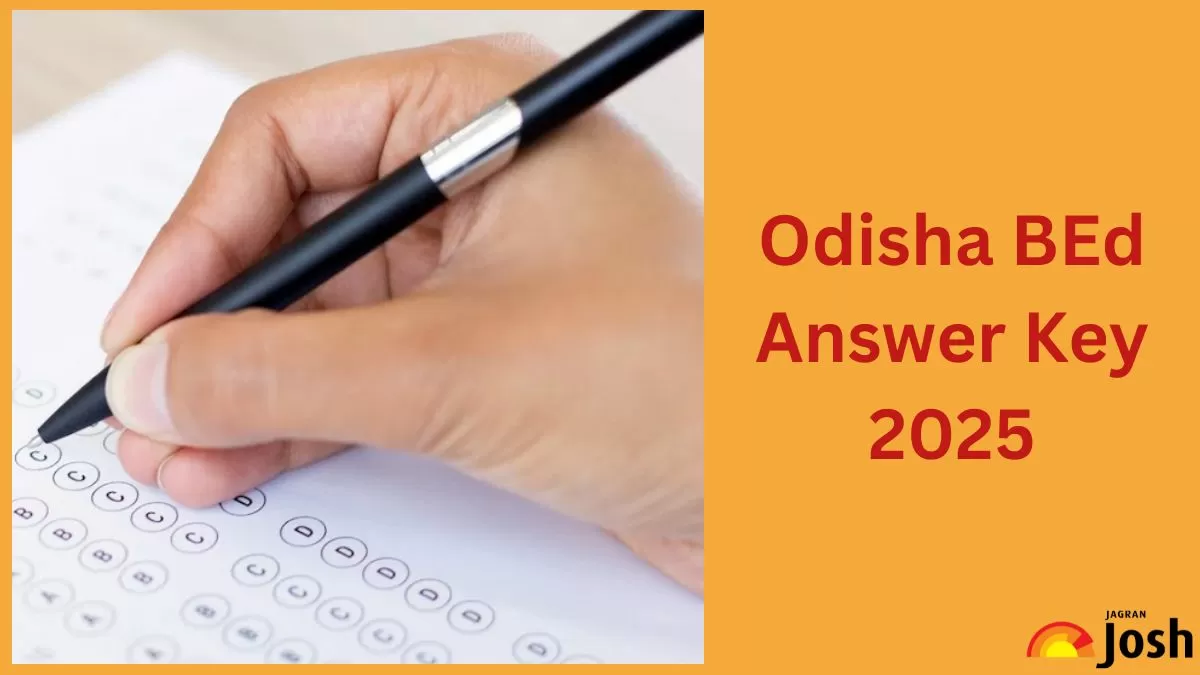 Odisha BEd Answer Key 2025