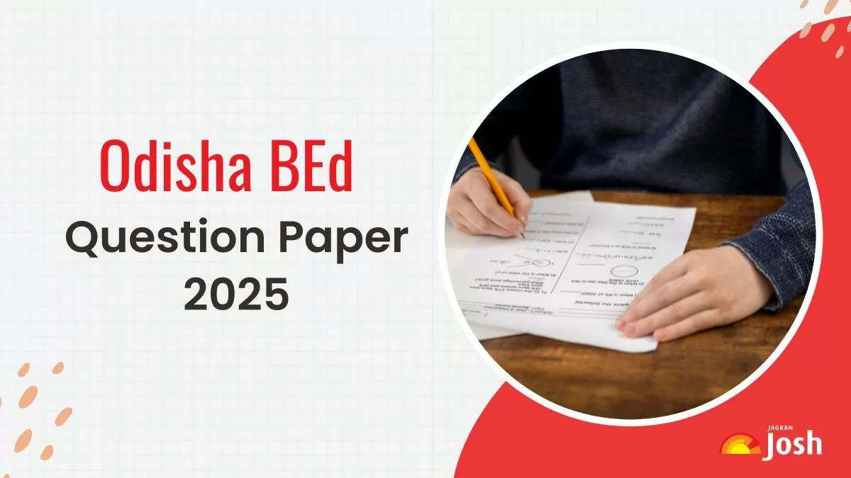 Odisha Bed Question Paper 2025