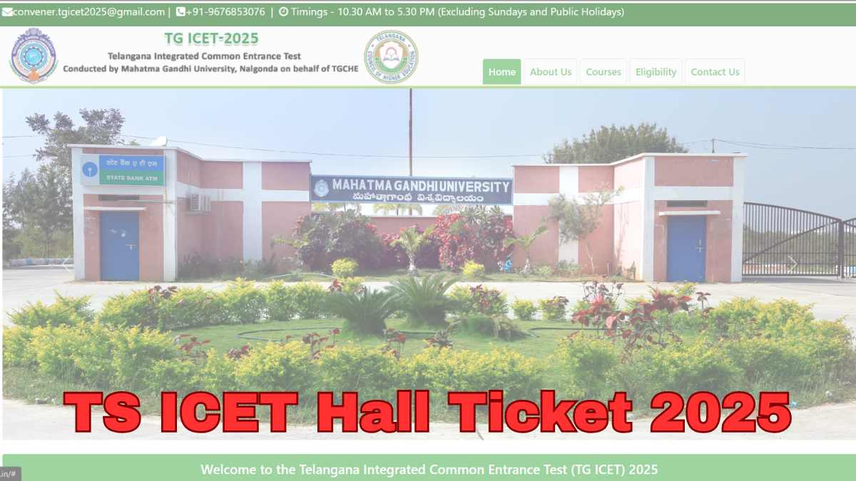 TS ICET Hall Ticket 2025