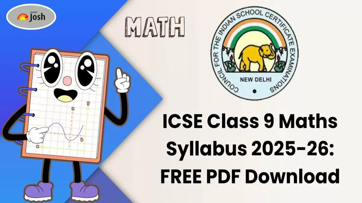  ICSE Class 9 Maths Syllabus 2025-26