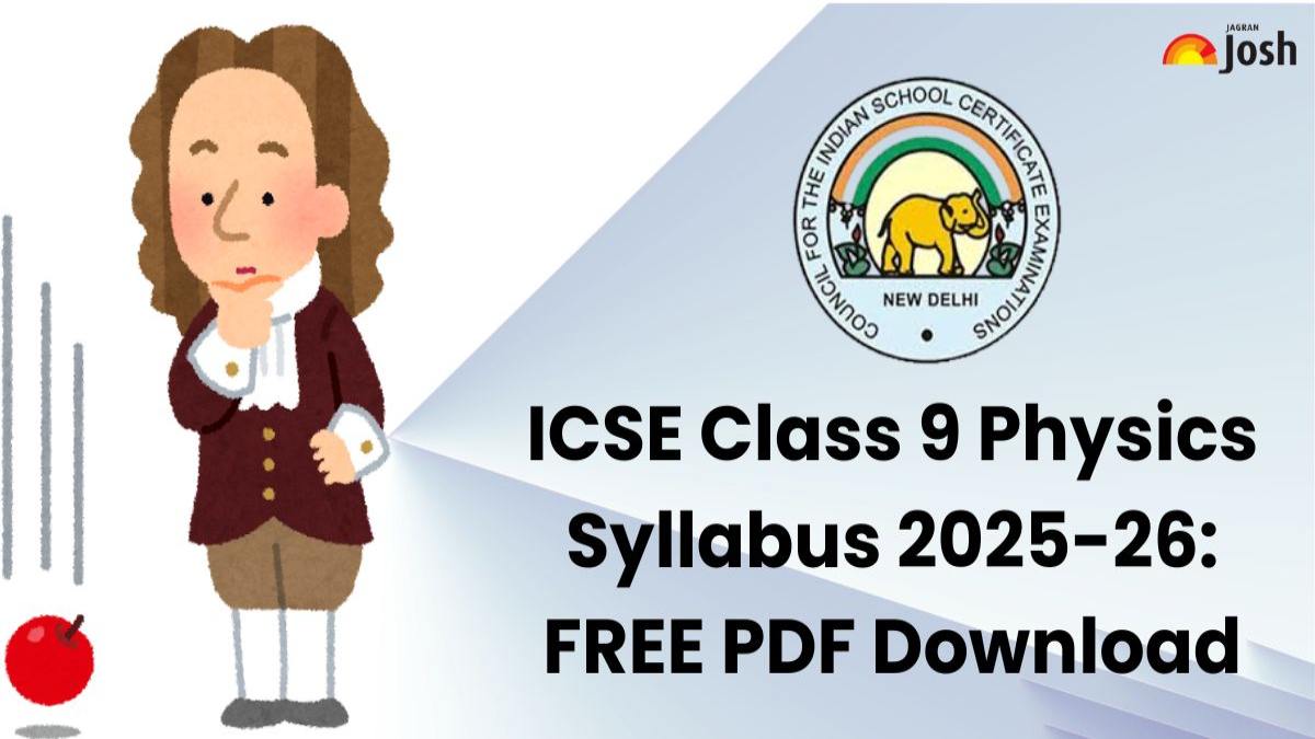 ICSE Class 9 Physics Syllabus 2025-26: FREE PDF Download