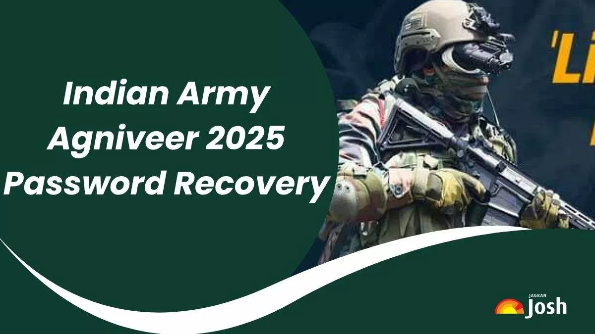 Indian Army Agniveer 2025 Password Recovery