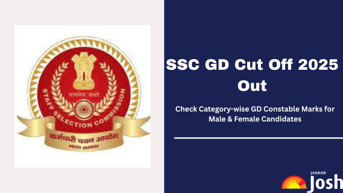 SSC GD Cut Off 2025 Out at ssc.gov.in, Check State-wise GD Constable Cutoff Marks for Male & Female