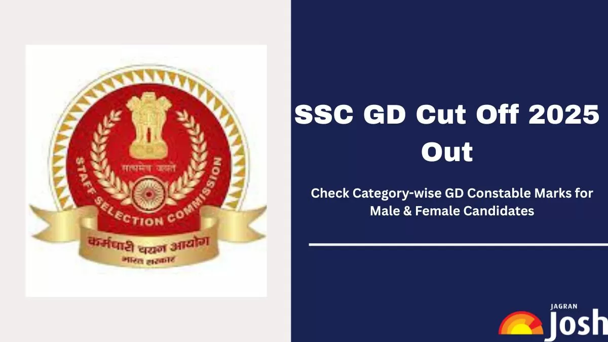SSC GD Constable Cut Off 2025 Out at ssc.gov.in, Download Marks PDF