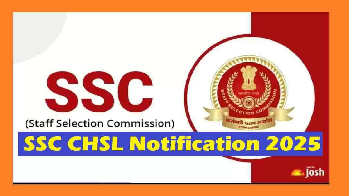 SSC CHSL Notification 2025 PDF Download