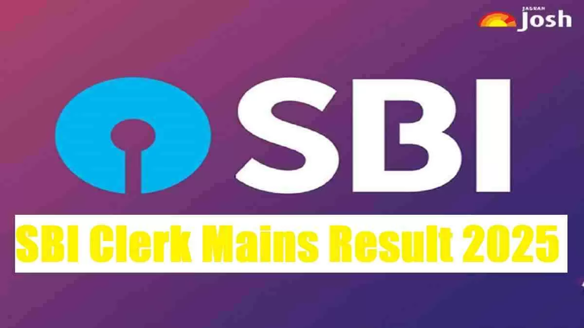SBI Clerk Mains Result 2025