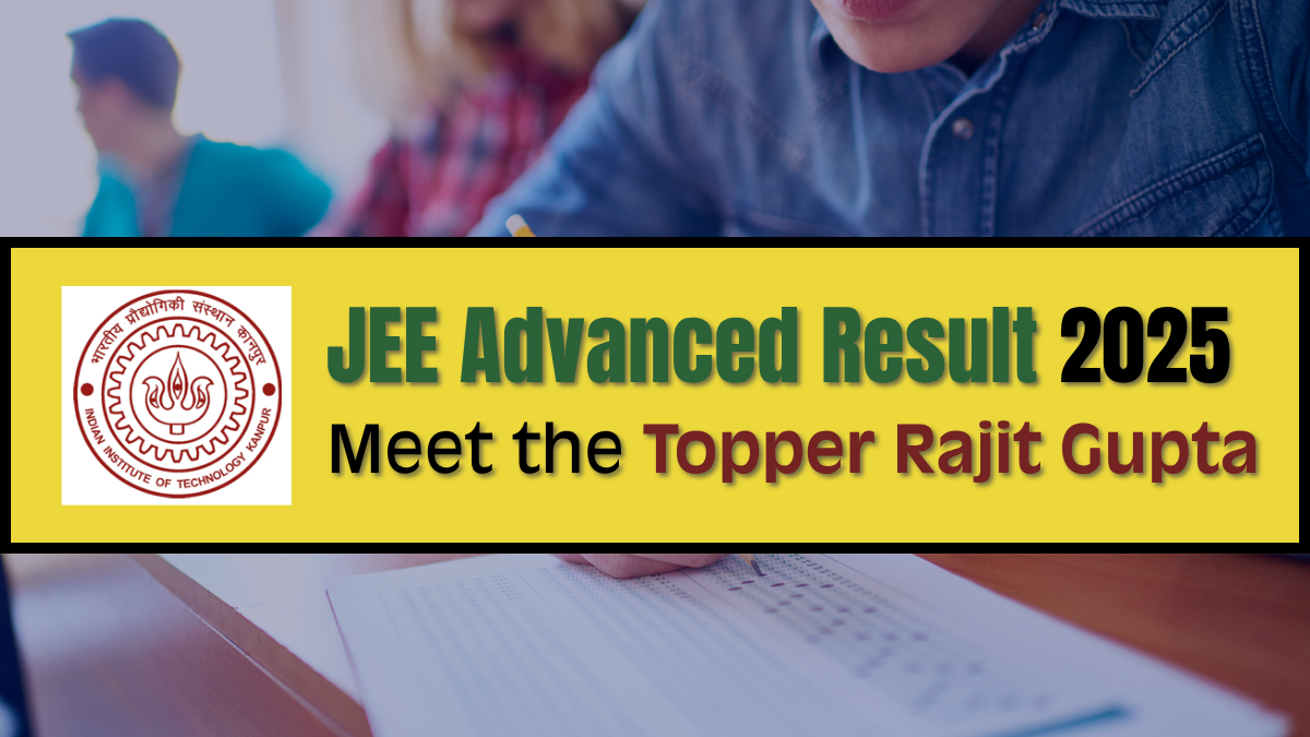 JEE Advanced Result 2025 Declared at jeeadv.ac.in, Check Toppers list, Download Answer Key Here