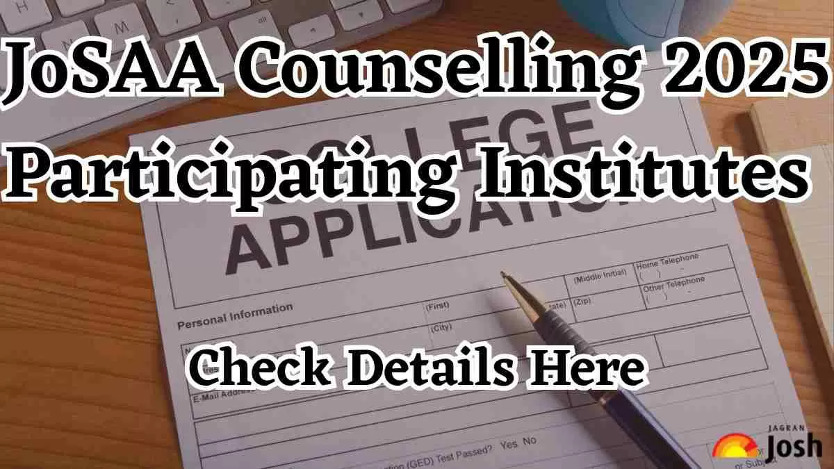 JoSAA Counselling 2025 Participating Institutes