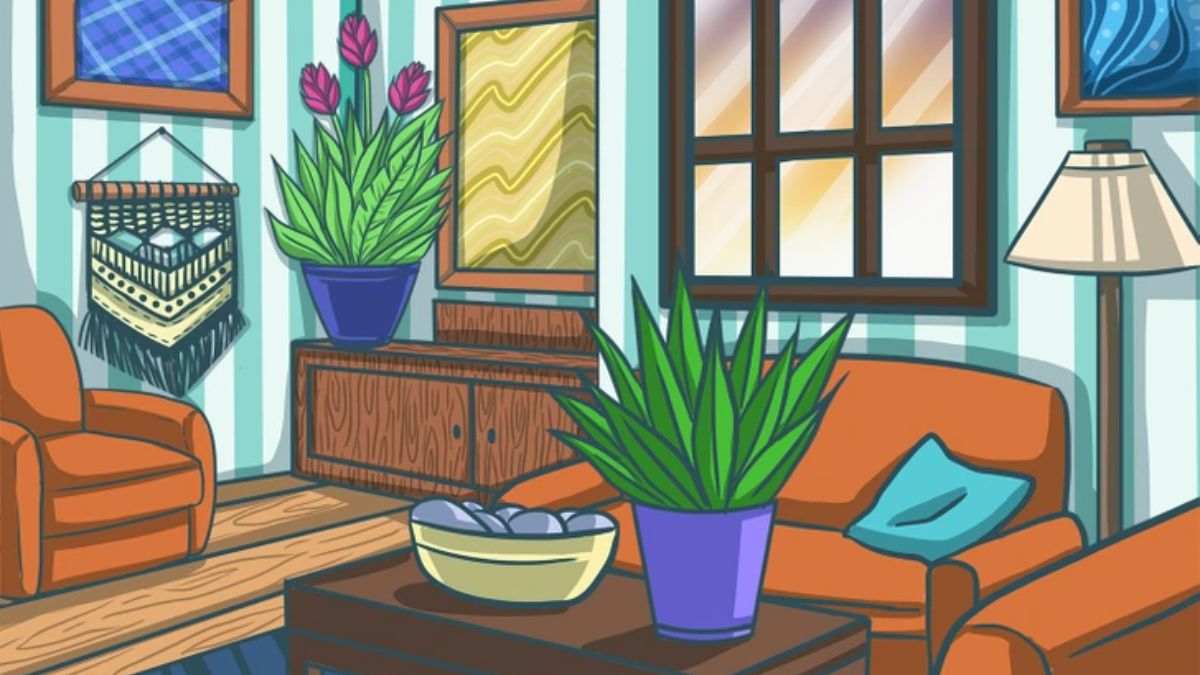 Optical Illusion IQ Test: Only 2% With Exceptional Attention To Detail Can Spot A Feather In This Living Room In 5 Seconds!