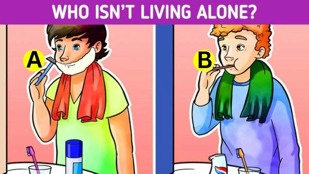 Who is not living alone?