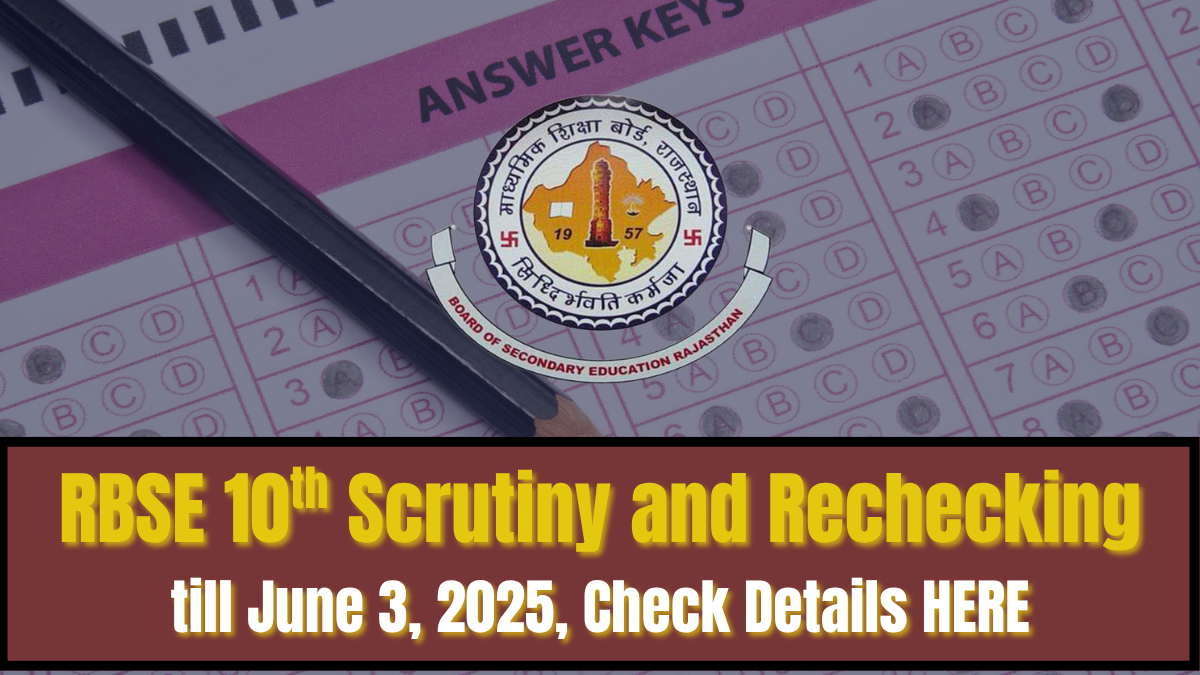 RBSE Class 10th Scrutiny 2025: Revaluation & Rechecking Begins at bseronline.in