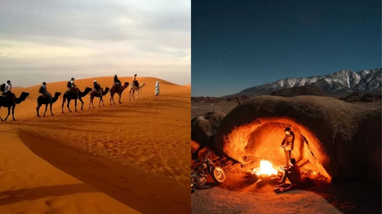 Why are deserts hot during day and cold during night